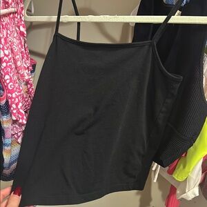 Black Women's Spaghetti Strap Top